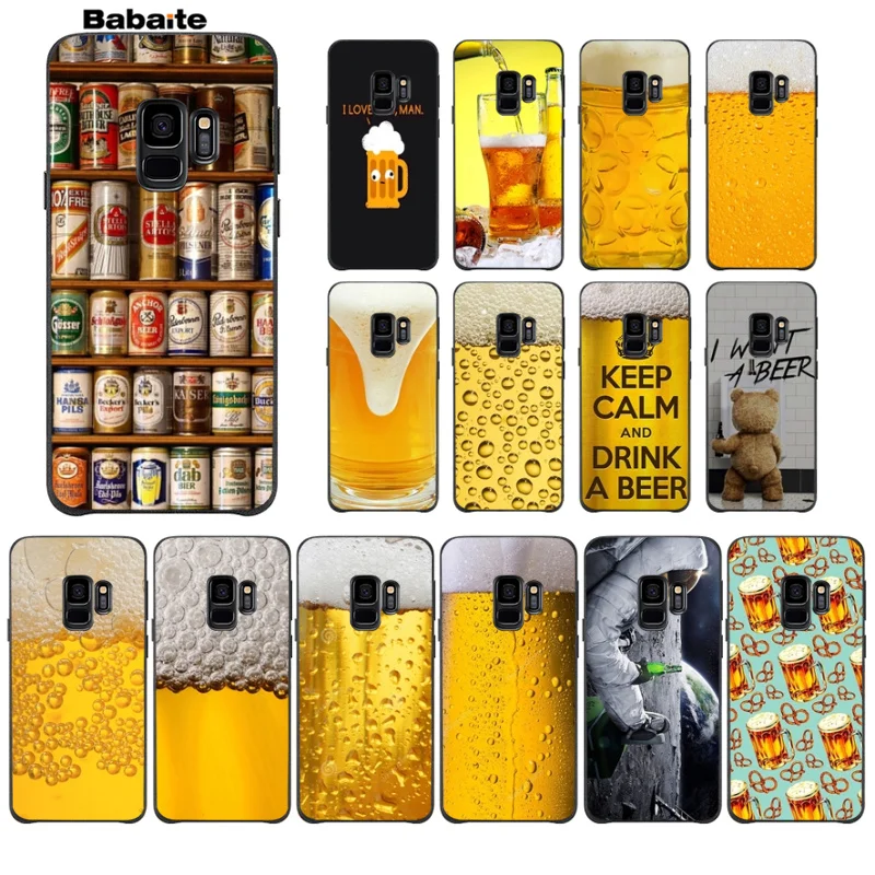 Чехол для телефона Babaite World Beers alcohole Summer Bubble DIY Protector GALAXY s10 s6 edge plus s7 s8 s9