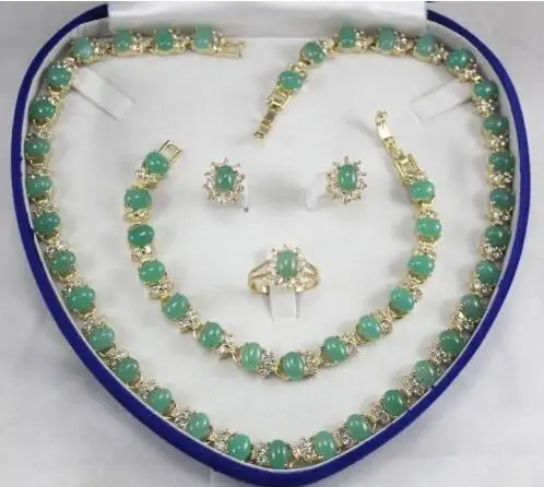 Бесплатная доставка Подарочные ювелирные наборы из натурального нефрита