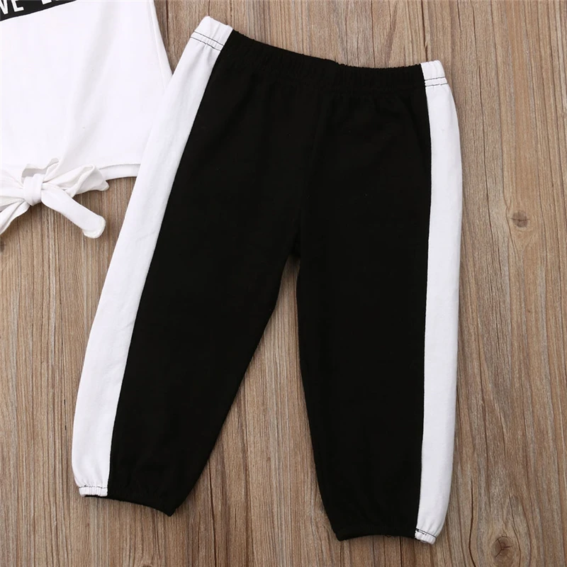 Новая модная детская одежда 2 предмета в комплекте для девочек комплекты одежды