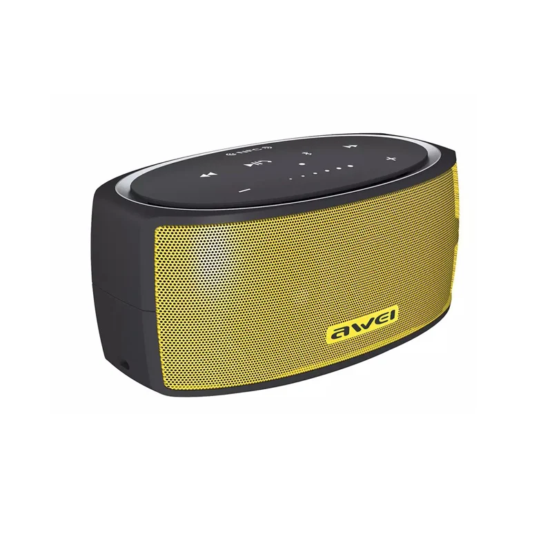 Мини-Колонка AWEI Y210 портативная Bluetooth Колонка NFC компьютерная колонка с TF AUX usb