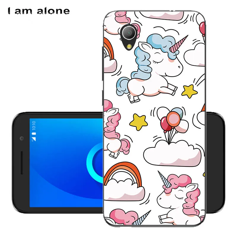 Solf TPU HH42 Чехол для телефона I am alone для Alcatel 1 5033D 5033 5033A 5033Y 5033X5,0 дюймов, Модный милый цветной Чехол для мобильного телефона из ТПУ - Цвет: Solf TPU HH42