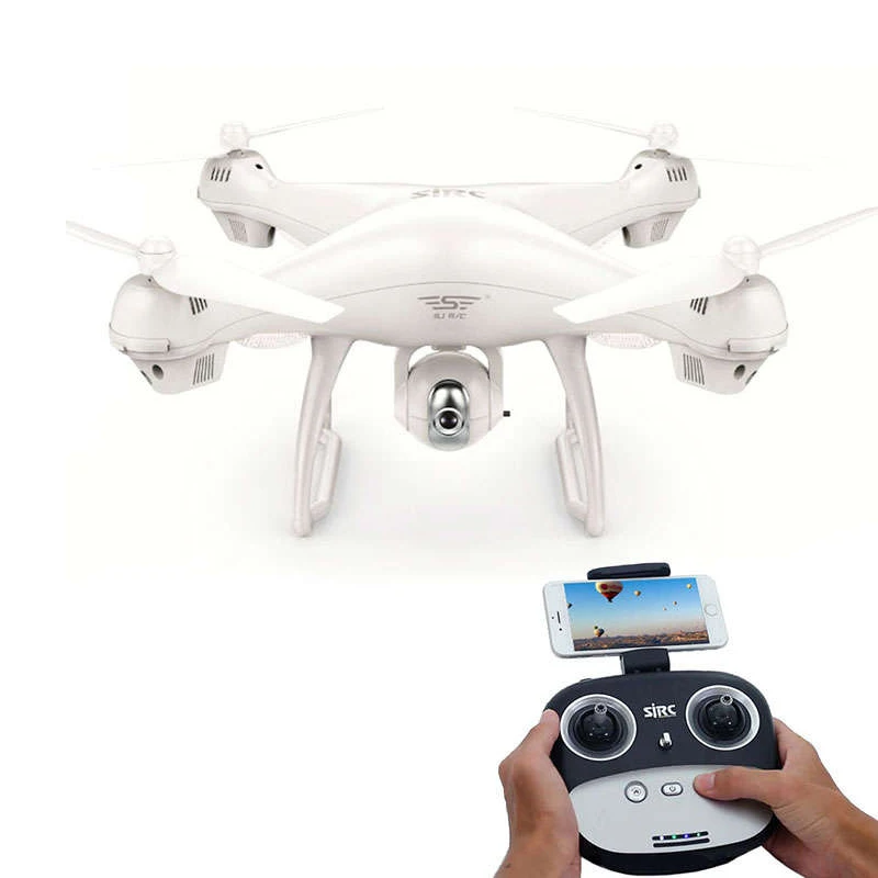 SJRC S70W Радиоуправляемый Дрон 1080 P 720 Wi-Fi FPV двойной gps модуль высота Удержание Follow Me