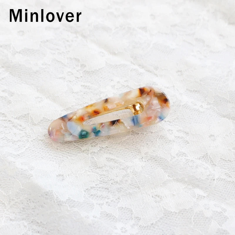 Minlover корейские пустые геометрические заколки Водосберегающие для волос