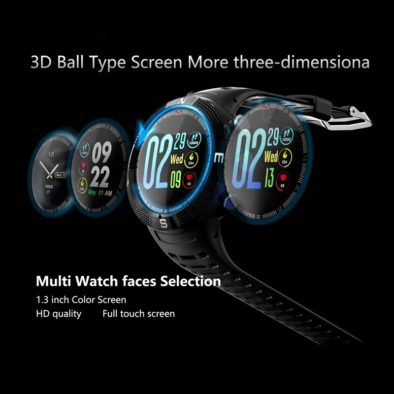 Amynikeer F18 smart watch gps IP68 Водонепроницаемый Bluetooth 4,2 фитнес-трекер многофункциональные часы Поддержка IOS и Android PK S928