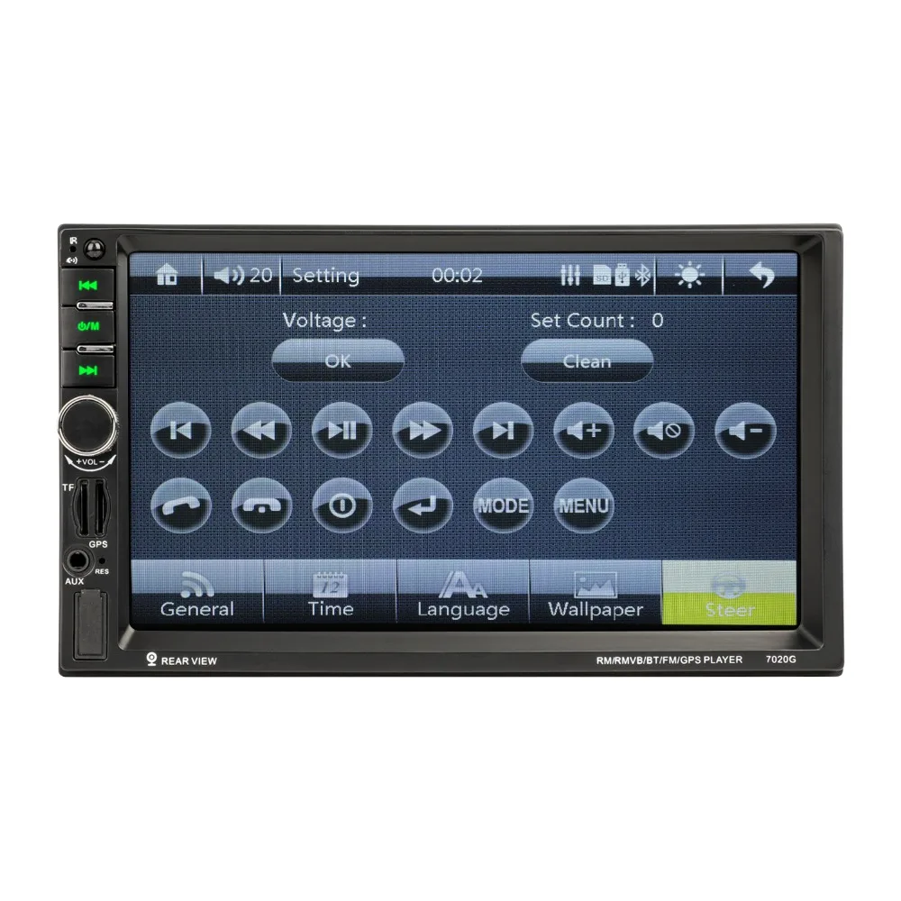 7020G двойной 2 DIN автомобильный аудио Авто Радио Bluetooth 7 ''DVR сенсорный экран Авторадио 2din gps навигация Стерео FM USB TF автомобильное радио