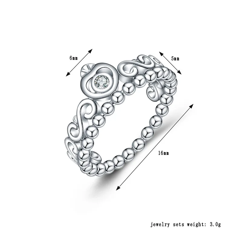 JUREO Cubic Zirconia Rings Copper Plated AAA CZ Fashion Party Jewelry For Women | Украшения и аксессуары