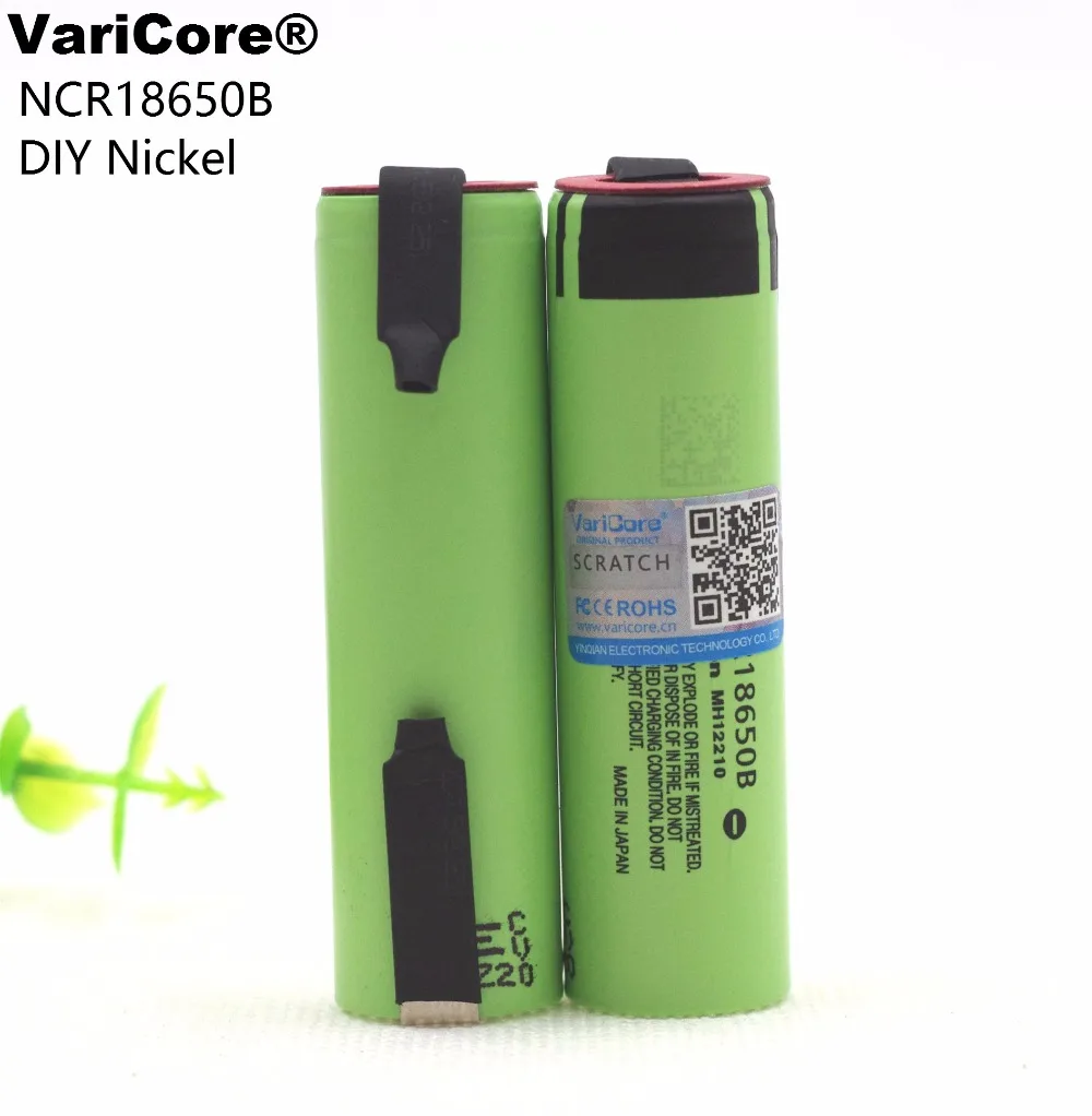 Литий ионный аккумулятор VariCore NCR18650B 18650 в 3 7 мАч|li-ion battery|3.7v batteryrechargeable battery |