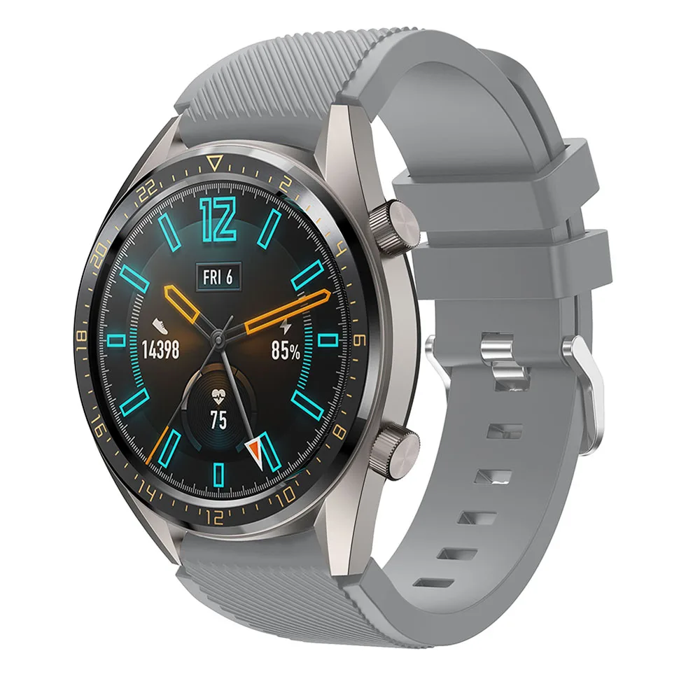 Ремешок группы аксессуары для huawei часы GT Спортивные наручные часы для samsung gear s3 frontier классический smartwatch 22 мм силиконовый