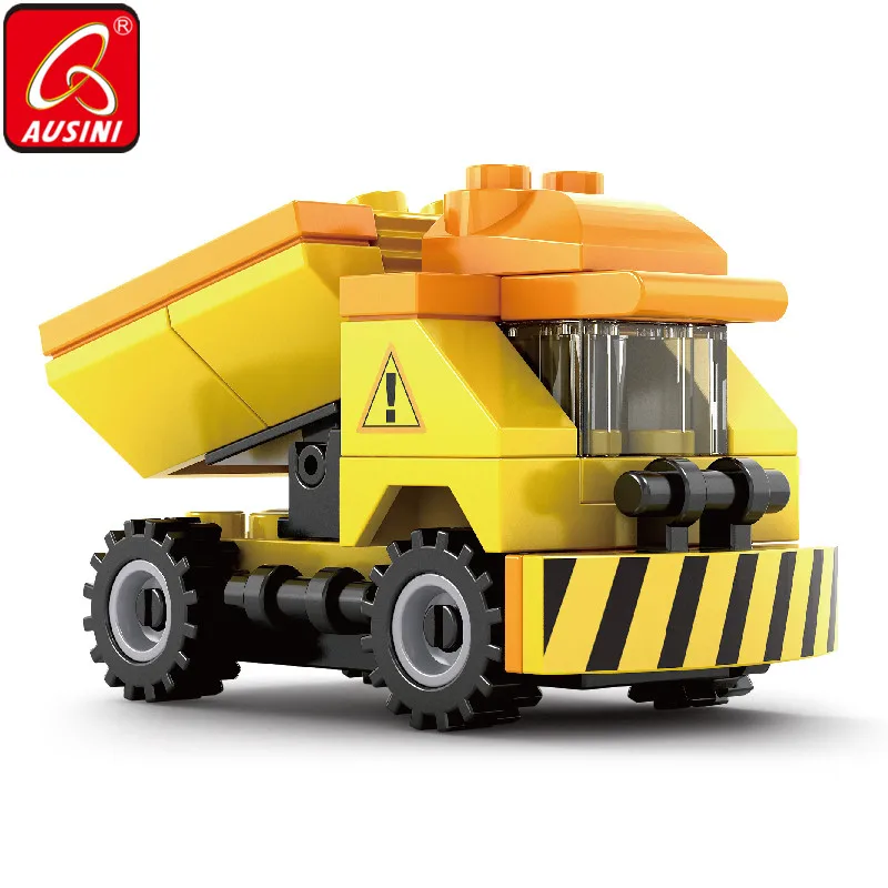 AUSINI City Construction самосвал строительные блоки игрушки для детей модель грузового