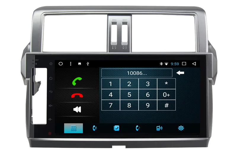 10 1 &quotВосьмиядерный Android 8 Автомобильный мультимедийный плеер GPS для Toyota Prado 150 LC150