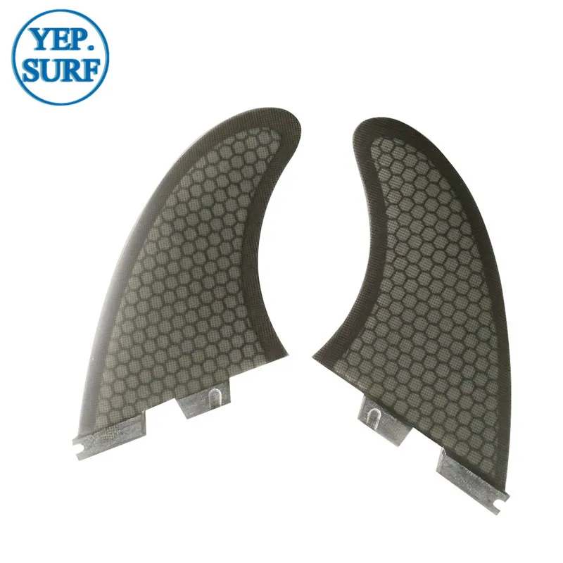 Доска для серфинга FCS2 плавники двойные набор плавников продажа черного