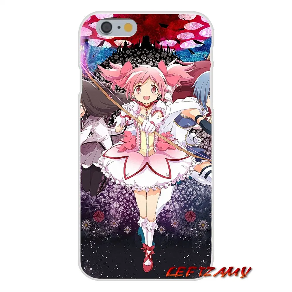 puella magi madoka magica Accessories Phone Shell Covers For iPhone X 4 4S 5 5S 5C SE 6 6S 7 8 Plus | Мобильные телефоны и