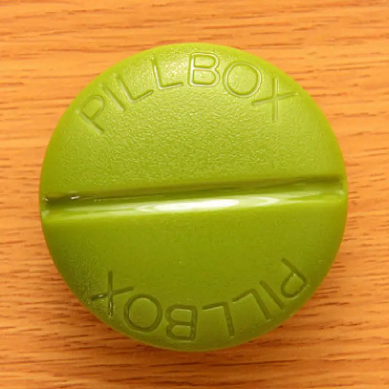 Витаминные таблетки коробка для таблеток органайзер косметики с четырьмя