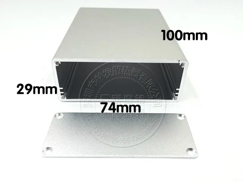 

Aluminum shell mobile power box aluminum profile housing high-quality aluminum case 74*29*100mm receiver dedicated