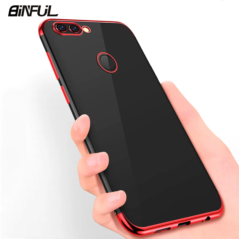 Чехол для Xiaomi Mi 8 Lite прозрачный мягкий силиконовый чехол из ТПУ с покрытием