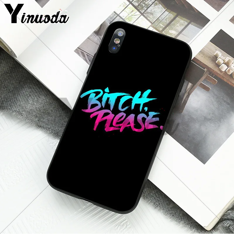 7 Yinuoda I'M NOT ALWAYS A BITCH DIY печать рисунок чехол для телефона чехол для iPhone 8 7 6 6S Plus 5 5S SE XR X XS MAX оболочка - Цвет: 7