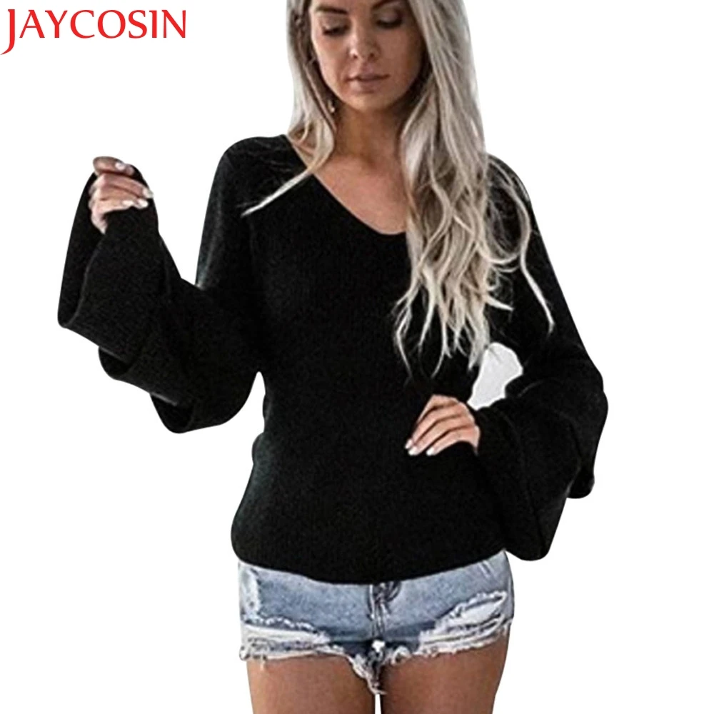 NEW Arrival Women Long Sleeve runway sweater Knitted Loose Sweater Jumper Tops Knitwear 5.7 |