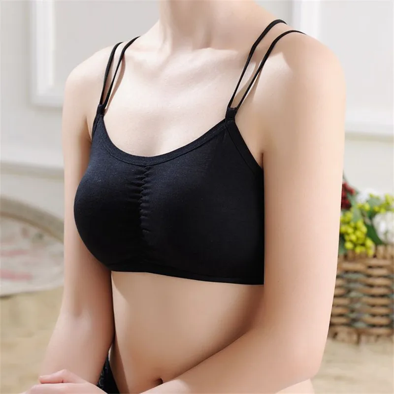 Модная кружевная обувь пикантные укороченный Топ Хлопок Bralette Для женщин топы с