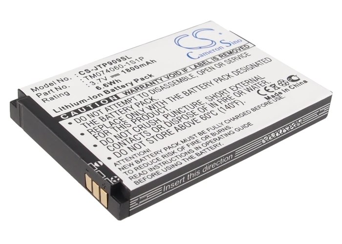 Cameron Sino 1800mAh Battery For JCB Toughphone TP909 Pro-Smart (p/n TM074060-1S1P) | Мобильные телефоны и аксессуары