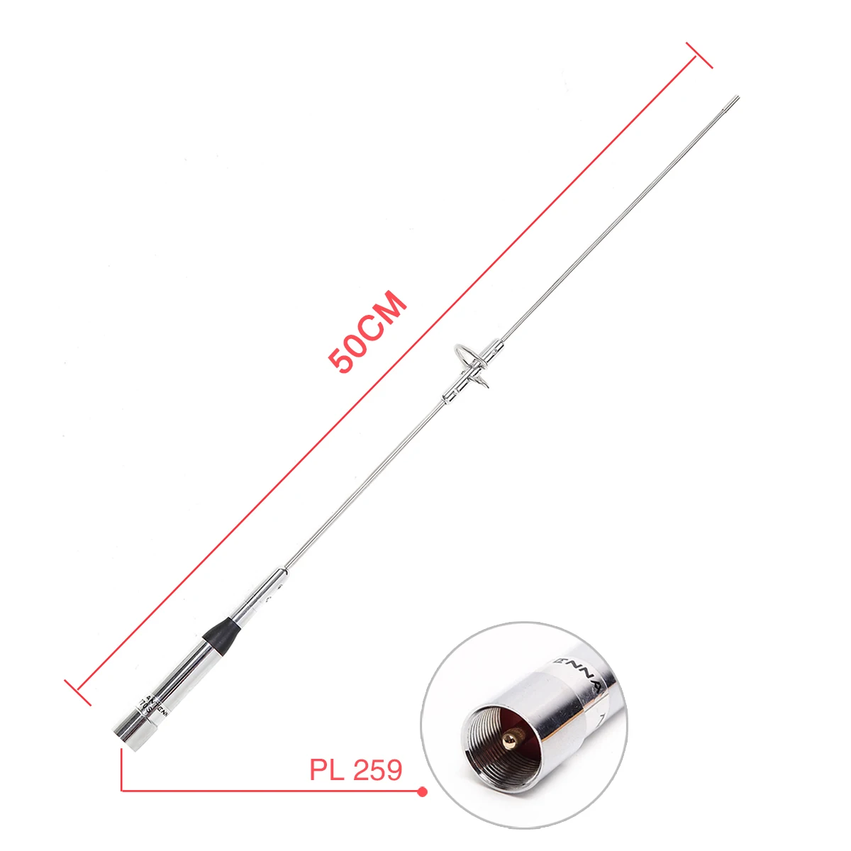 Двухдиапазонная UHF/VHF 144/430MHz 150W 2 15/3.0dBi антенна SL16/Φ/M автомобильное радио мобильная