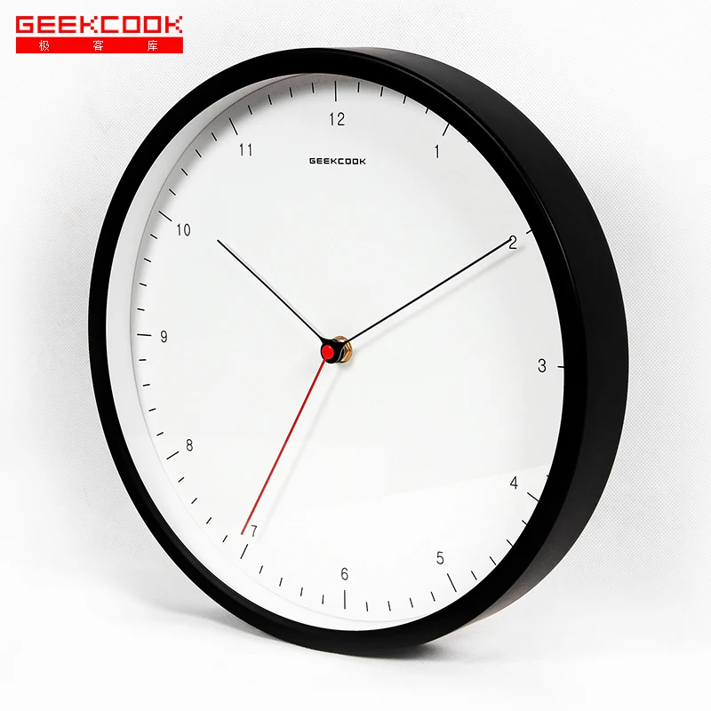 Новые креативные металлические дизайнерские настенные часы простые весы