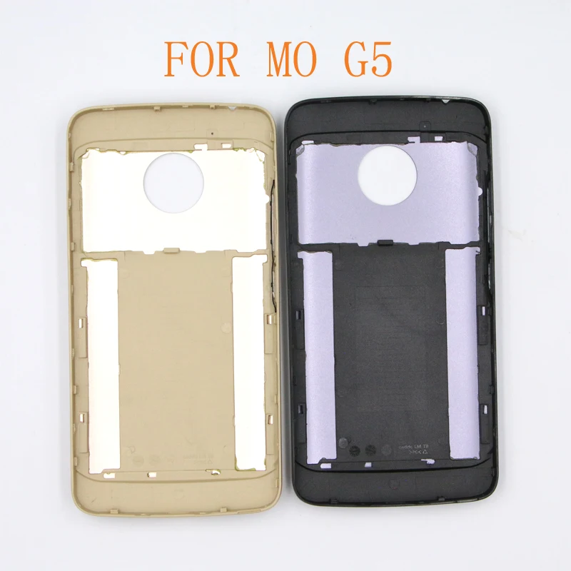 Оригинальная задняя панель корпуса для Motorola Moto G5 задняя крышка батарейного отсека XT1672 XT1676