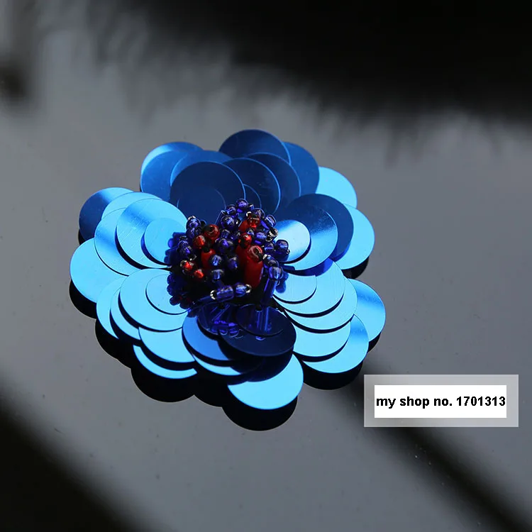 3D Ручная работа бусины цветы патчи для одежды сделай сам Пришивные блестки