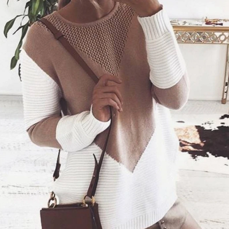 Winter Womens Knitwear Jumper Sweaters Long Sleeve Coat Jacket Knit Sweater Pullover | Женская одежда