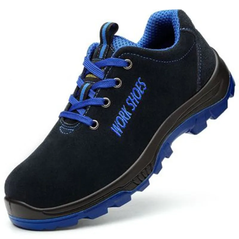 Men Work Safety Shoes Steel Toe Warm Breathable Men's Casual Boots Puncture Proof Labor Insurance Large Size Male | Обувь