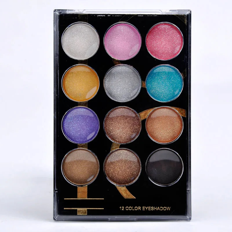 Профессиональные цветные тени для век палитра долговечных салонов свадебных