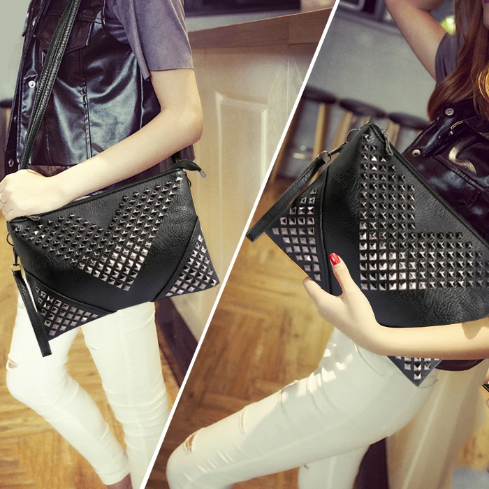 Хит продаж черные клатчи женский клатч-конверт вечерние вечерняя сумочка