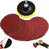 10pcs 4 inch hook loop sanding backer pad sanding disc sander shank with a polishing compound to produce a smooth finish