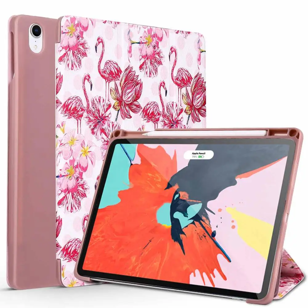 9 Для Coque iPad Pro 11 чехол Магнитная кожа мягкая ТПУ подставка для автоматического сна Пробуждение Смарт-Чехол для iPad Pro 11 карандаш держатель - Цвет: 9