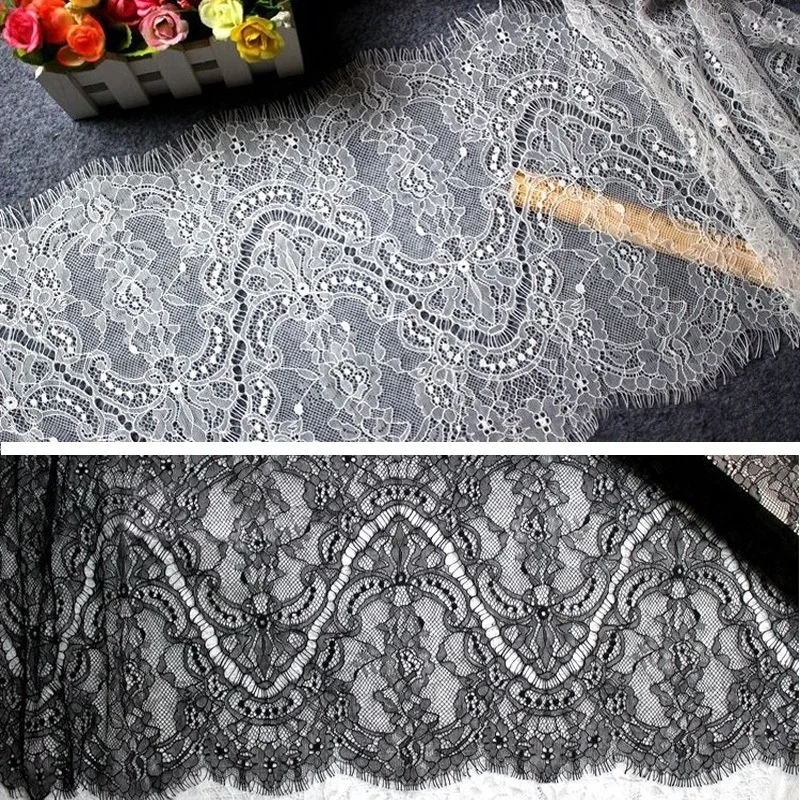 6 м/лот кружевная ткань для ресниц DIY декоративная Высококачественная мягкая