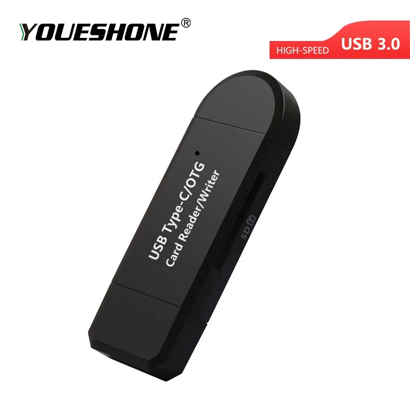 Type C и micro USB и USB 3 в 1 OTG кард-ридер высокоскоростной USB3.0 Универсальный OTG TF/SD для Android компьютера удлинители