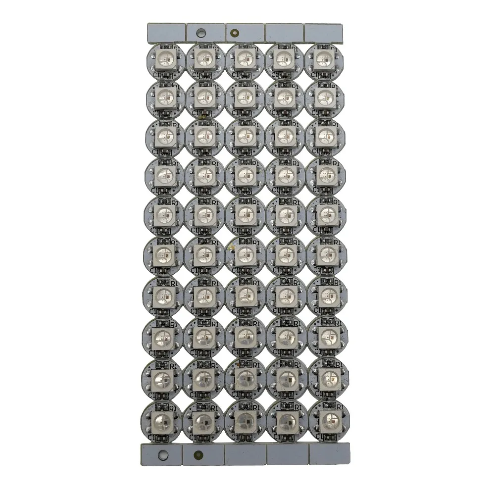 10 1000x ws2812B радиатор индивидуально адресуемый rgb Полноцветный ws2812b светодиодный с