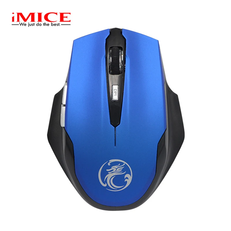 Blue Sound Imice 2,4 ГГц Бесшумная беспроводная мышь, игровая эргономичная мини оптическая USB компьютерная Тихая кнопочная мышь, мыши для геймера, для ПК, ноутбука - Цвет: Blue Sound
