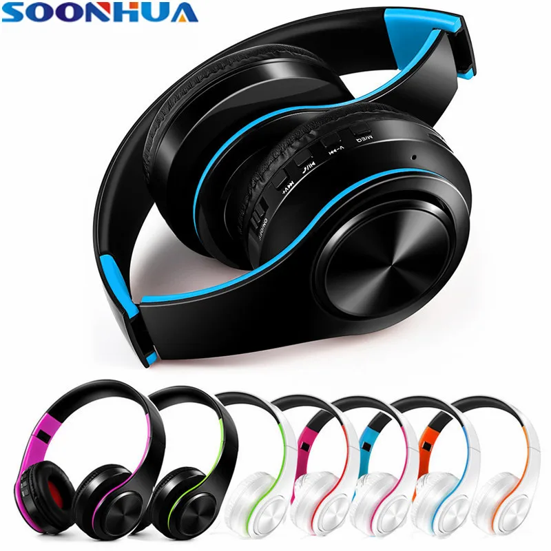 SOONHUA Портативный Беспроводной Bluetooth V4.0 спортивные наушники Hi Fi стерео