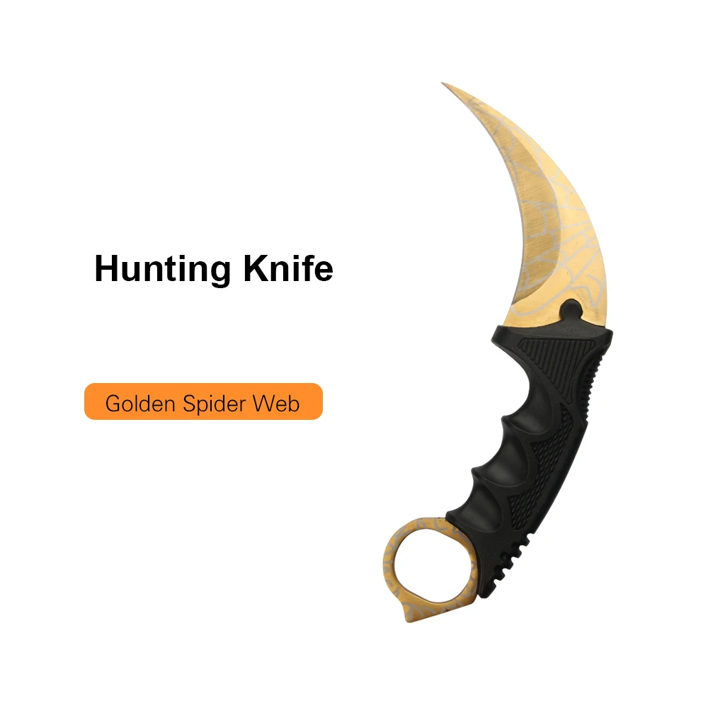 Gold Spider Web JelBo походный охотничий нож с ножной Karambit нож портативный карманный складной нож лезвие из нержавеющей стали - Цвет: Gold Spider Web