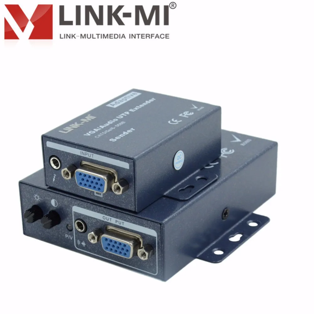 Регулируемый аудиоудлинитель VGA 200 м кабель Cat5e/6 поддерживает Windows7 Solaris Linux FreeBSD и