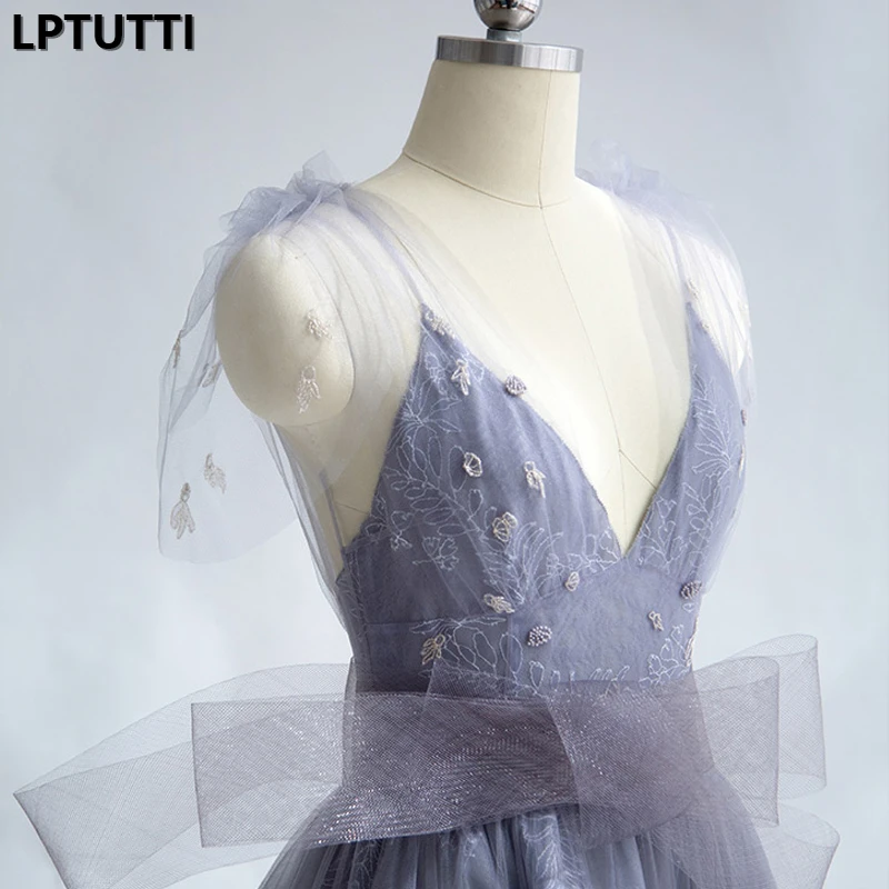 

LPTUTTI Lace Chiffon Gratuating New For Women Elegant Date Ceremony Party Prom Gown Formal Gala Luxury Long Evening Dresses