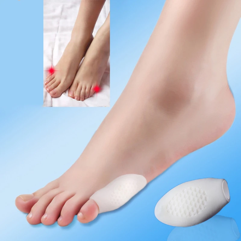 

4Pcs=2Pair Little Toe Separators Overlapping Straighteners Hallux Valgus Corrector Pedicure Device Bunion Feet Care Massage