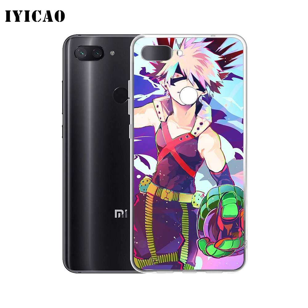 Мягкий силиконовый чехол для телефона IYICAO My Hero academic Xiaomi Redmi 4A 5A 6A Note 7 6 5 Pro Plus 4X