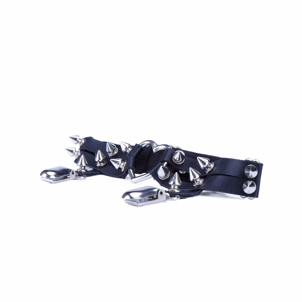 Подвязка для Паб-рок девочек ремень готический с заклепками кольцом на ногу