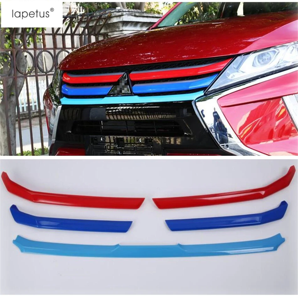Аксессуары Lapetus подходят для Mitsubishi Eclipse Cross 2018 2021 ABS передняя решетка гриль