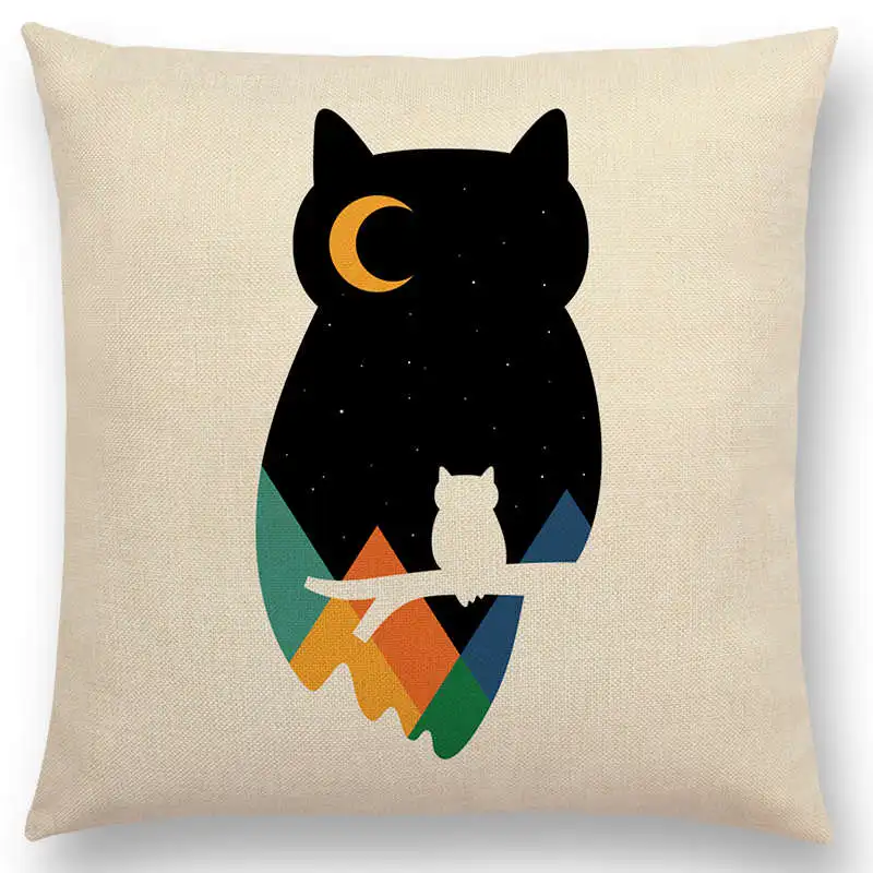 Фото Day Night Sun And Moon Child With Animals Friends Warm Colorful Dream Rainbow Cushion Cover Home Decor Sofa Throw Pillow Case Дом и сад Day Night Sun And Moon Child With Animals Friends Warm Colorful Dream Rainbow Cushion Cover Home Decor Sofa Throw Pillow Case Дом и сад