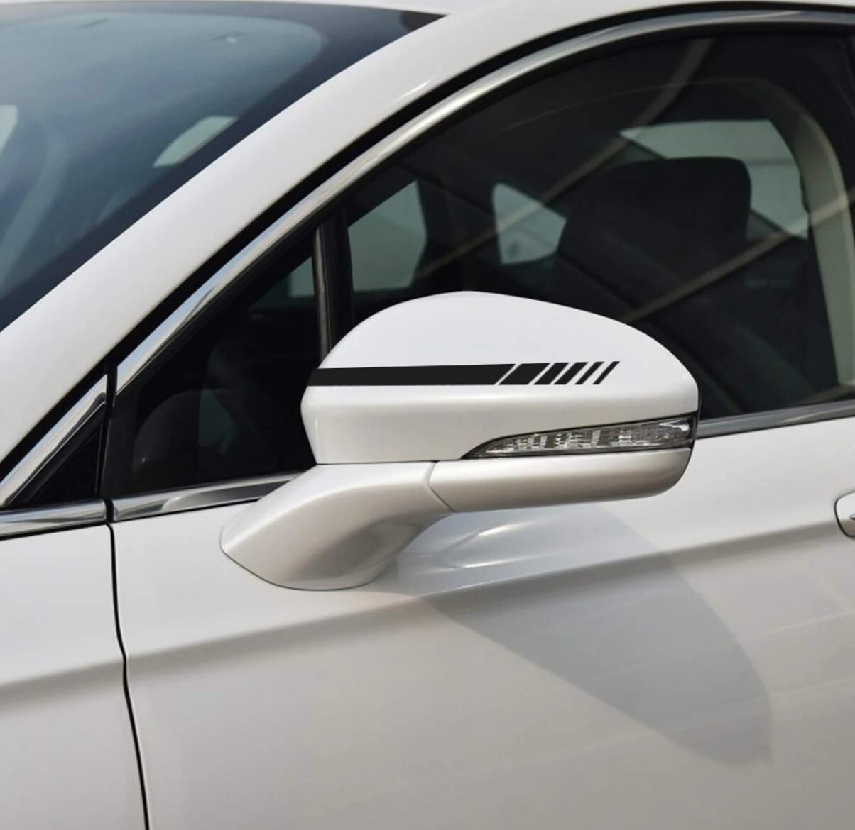 Автомобильное зеркало заднего вида наклейка полоса для audi a5 vw t5 transporter skoda kodiaq peugeot