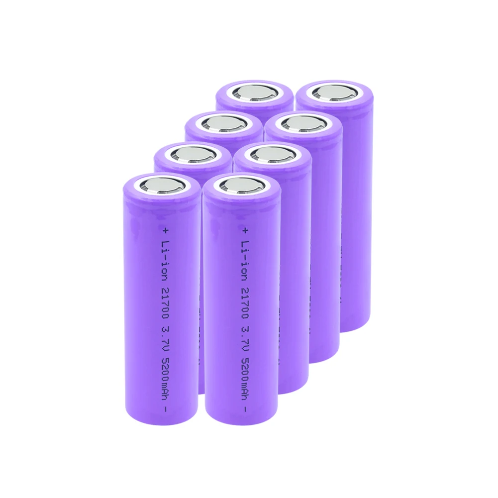 6/8/10 шт 3 7 V литий ионная батарея 5200MAH 21700 с высокой разрядкой для вейпа