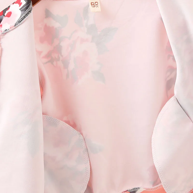 Fashion Spring Autumn Kids Girl Jacket Flower Casual Long Sleeve Zipper Trench Coats 1-5Yrs Girls Outerwear Children Clothing | Детская
