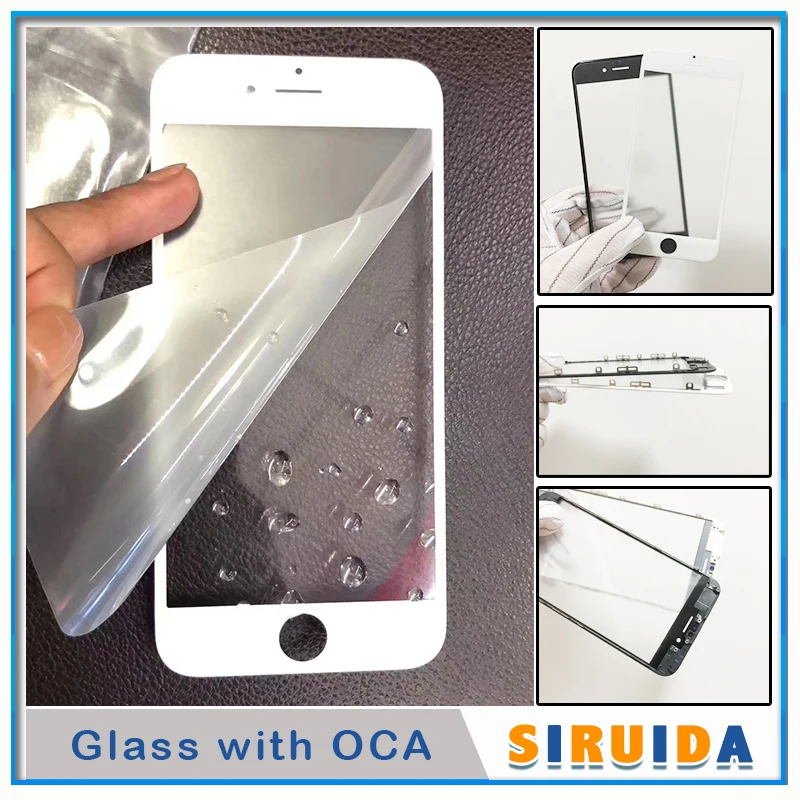 AAA класс холодного пресса 3 в 1 Стекло переднего экрана с рамкой ОСА клей для iphone 5 5S